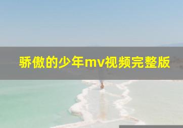 骄傲的少年mv视频完整版