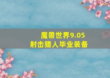 魔兽世界9.05射击猎人毕业装备