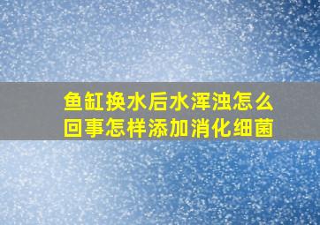 鱼缸换水后水浑浊怎么回事怎样添加消化细菌