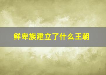 鲜卑族建立了什么王朝