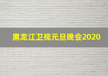 黑龙江卫视元旦晚会2020