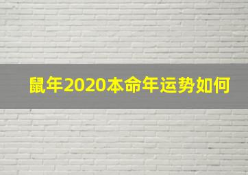 鼠年2020本命年运势如何