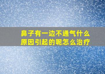 鼻子有一边不通气什么原因引起的呢怎么治疗