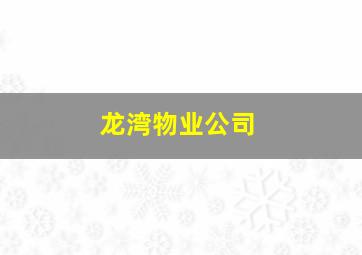 龙湾物业公司