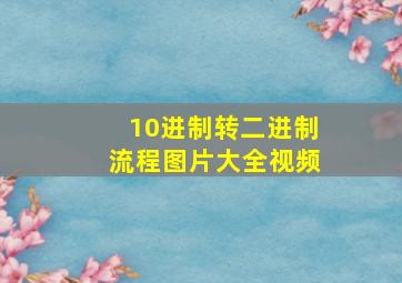 10进制转二进制流程图片大全视频