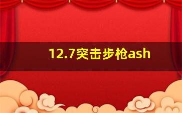 12.7突击步枪ash