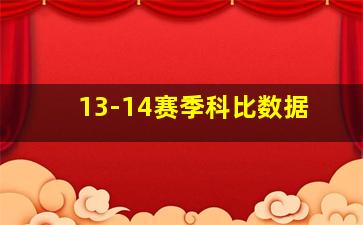 13-14赛季科比数据