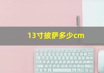 13寸披萨多少cm