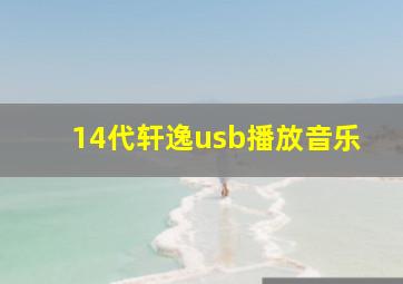 14代轩逸usb播放音乐