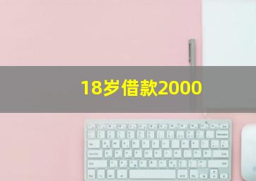 18岁借款2000