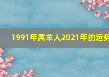 1991年属羊人2021年的运势