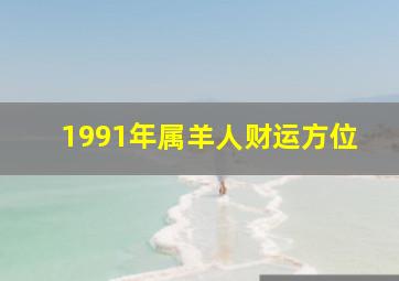 1991年属羊人财运方位