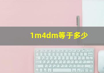 1m4dm等于多少