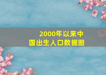 2000年以来中国出生人口数据图