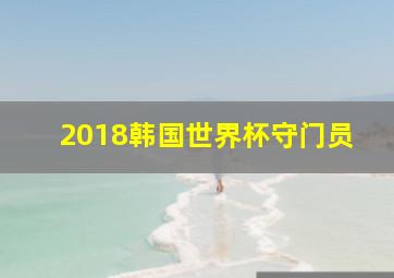 2018韩国世界杯守门员