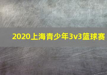 2020上海青少年3v3篮球赛