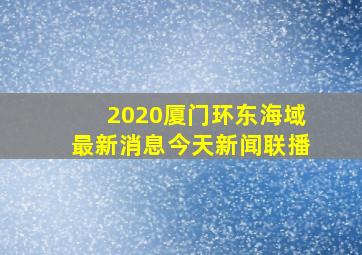 2020厦门环东海域最新消息今天新闻联播