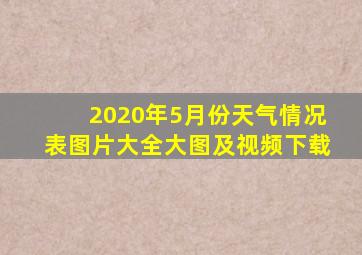 2020年5月份天气情况表图片大全大图及视频下载