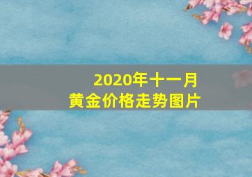 2020年十一月黄金价格走势图片