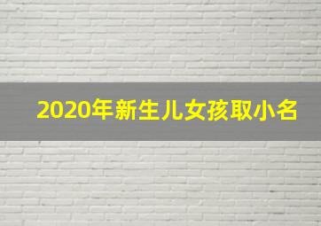 2020年新生儿女孩取小名