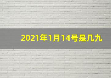 2021年1月14号是几九