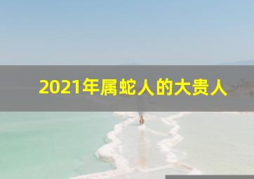 2021年属蛇人的大贵人