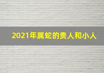 2021年属蛇的贵人和小人