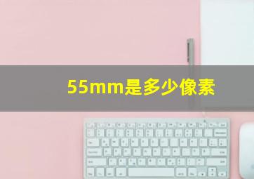 55mm是多少像素