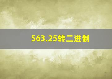 563.25转二进制