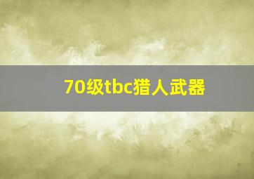 70级tbc猎人武器