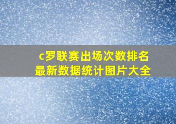 c罗联赛出场次数排名最新数据统计图片大全