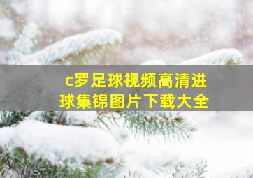 c罗足球视频高清进球集锦图片下载大全