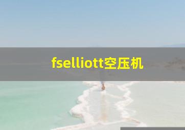 fselliott空压机