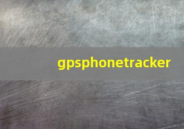 gpsphonetracker