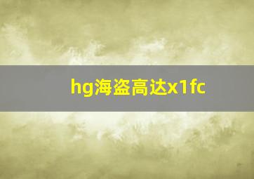 hg海盗高达x1fc