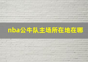 nba公牛队主场所在地在哪