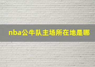 nba公牛队主场所在地是哪