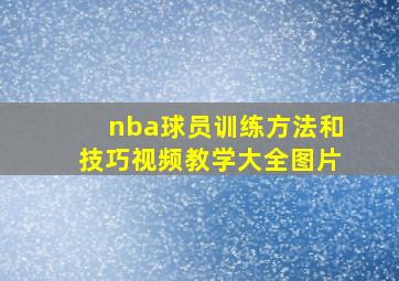 nba球员训练方法和技巧视频教学大全图片