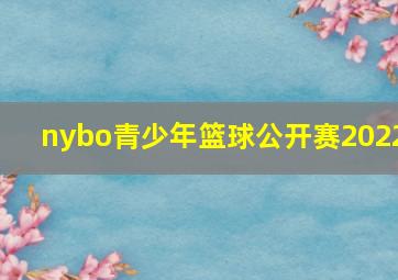 nybo青少年篮球公开赛2022