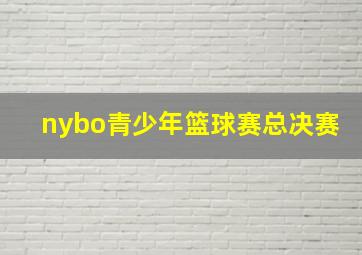 nybo青少年篮球赛总决赛