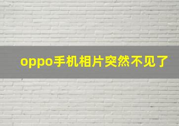 oppo手机相片突然不见了