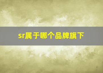 sr属于哪个品牌旗下