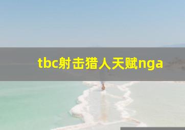 tbc射击猎人天赋nga