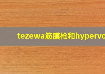 tezewa筋膜枪和hypervolt