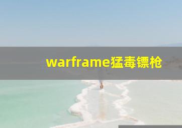 warframe猛毒镖枪