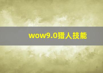 wow9.0猎人技能