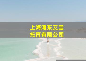 上海浦东艾宝托育有限公司