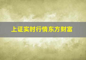 上证实时行情东方财富