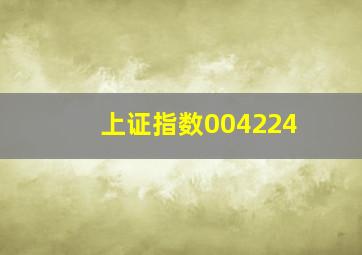 上证指数004224