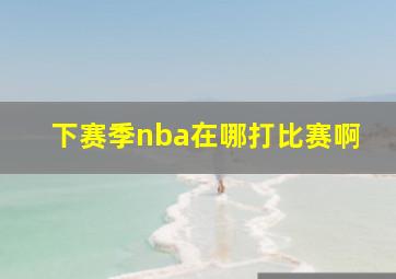 下赛季nba在哪打比赛啊